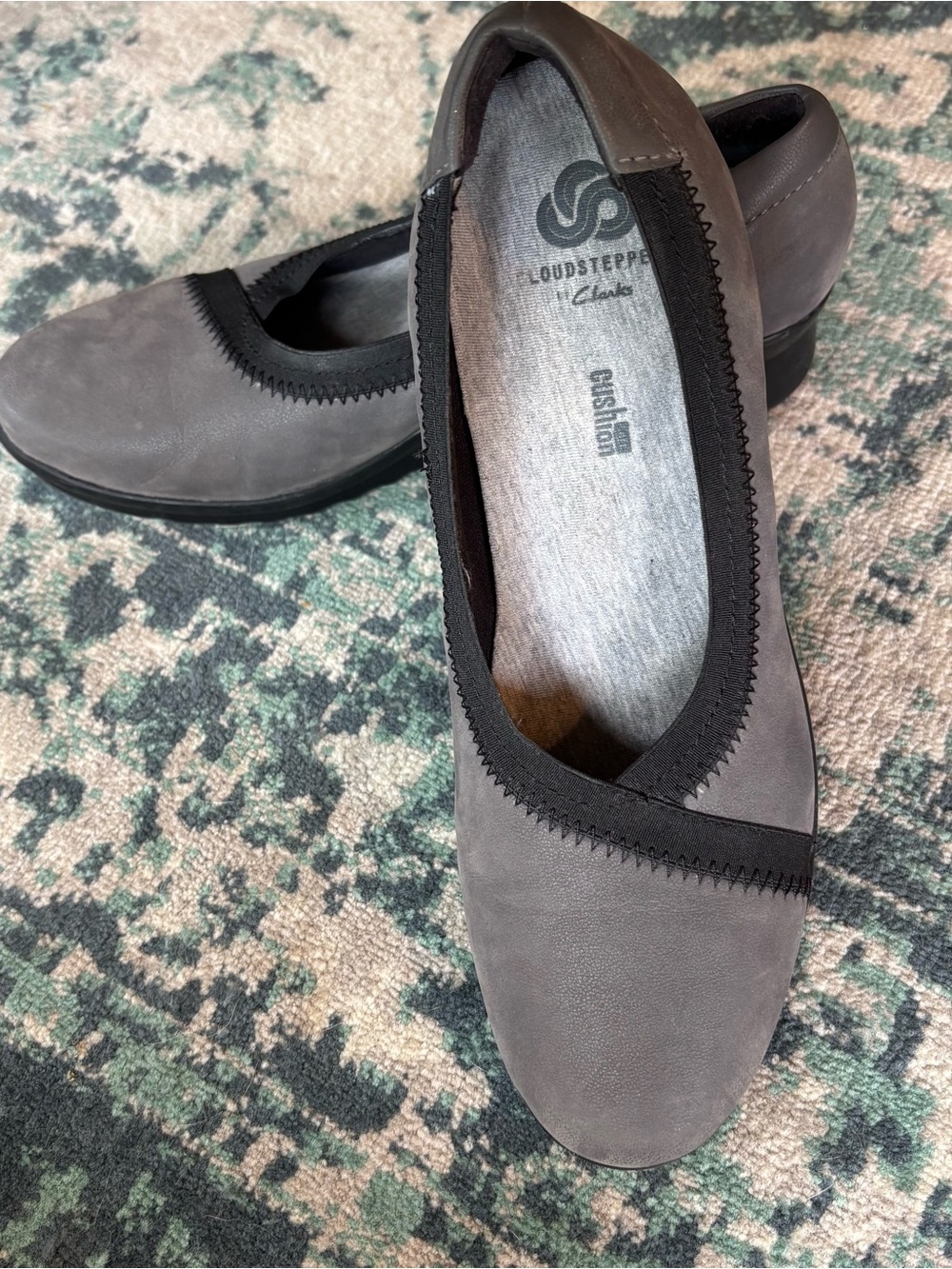 Clarks Cloudsteppers Caddell Dash Wedge Comfort Slip On Women 6 1/2M With Box